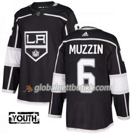 Los Angeles Kings Hockeydrakt Jake Muzzin 6 2017-2018 Svart Adidas Authentic - Herre
